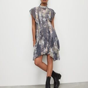 Floral Gray AllSaints Dress